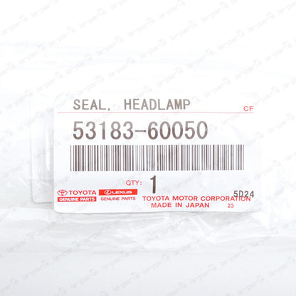 New Genuine Toyota Land Cruiser FZJ80 LX450 Passenger Headlamp Seal 53183-60050