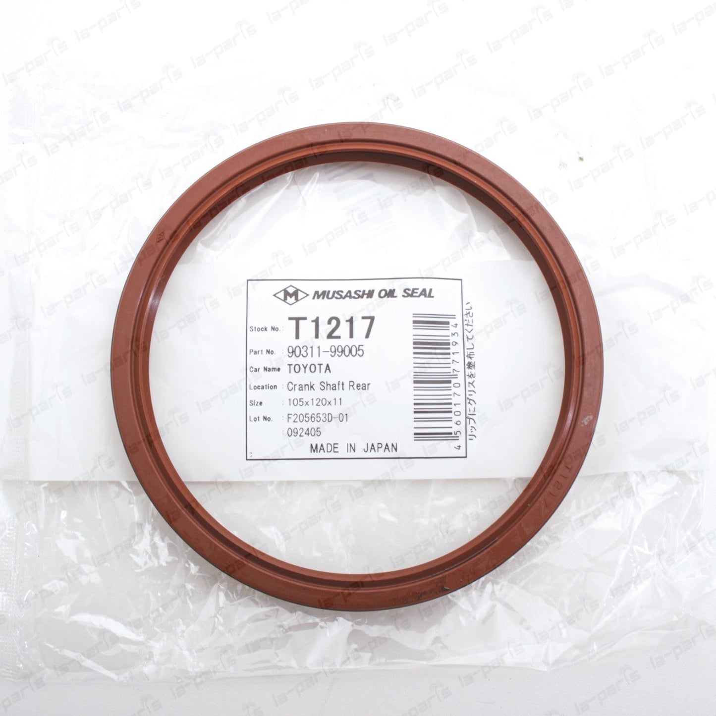 JDM MUSASHI Rear Crankshaft Oil Seal For Toyota 1988-1993 Land Cruiser 3FE 1FZFE