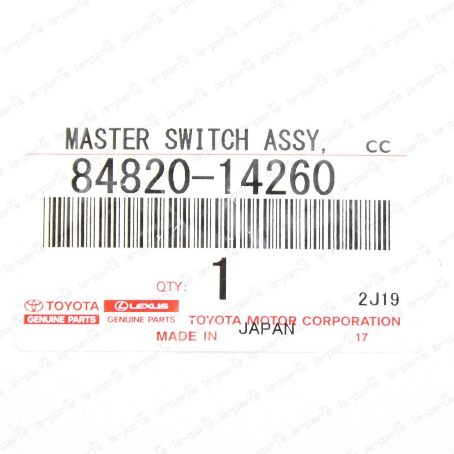 New Genuine Toyota 93-98 Supra JZA80 MK4 Master Window Switch LHD 84820-14260