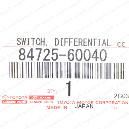 New Genuine Toyota Rav4 Land Cruiser LX450 Center Differential Lock Switch
