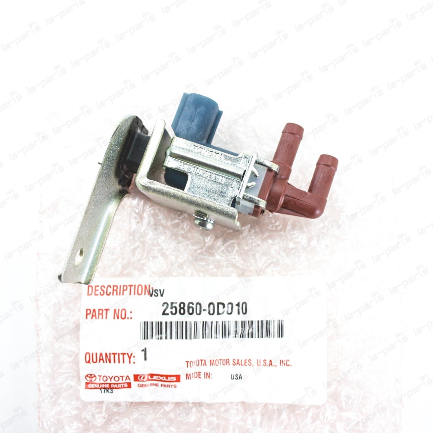 New Genuine OEM Toyota 99-02 Corolla 1ZZFE Vapor Canister Purge Solenoid Valve