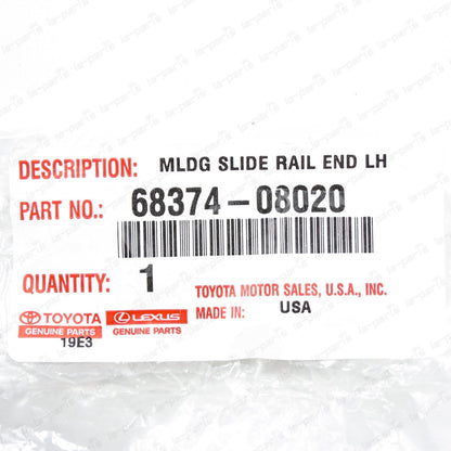Genuine Toyota 11-20 Sienna Driver Side Sliding Door Track Bracket 68374-08020