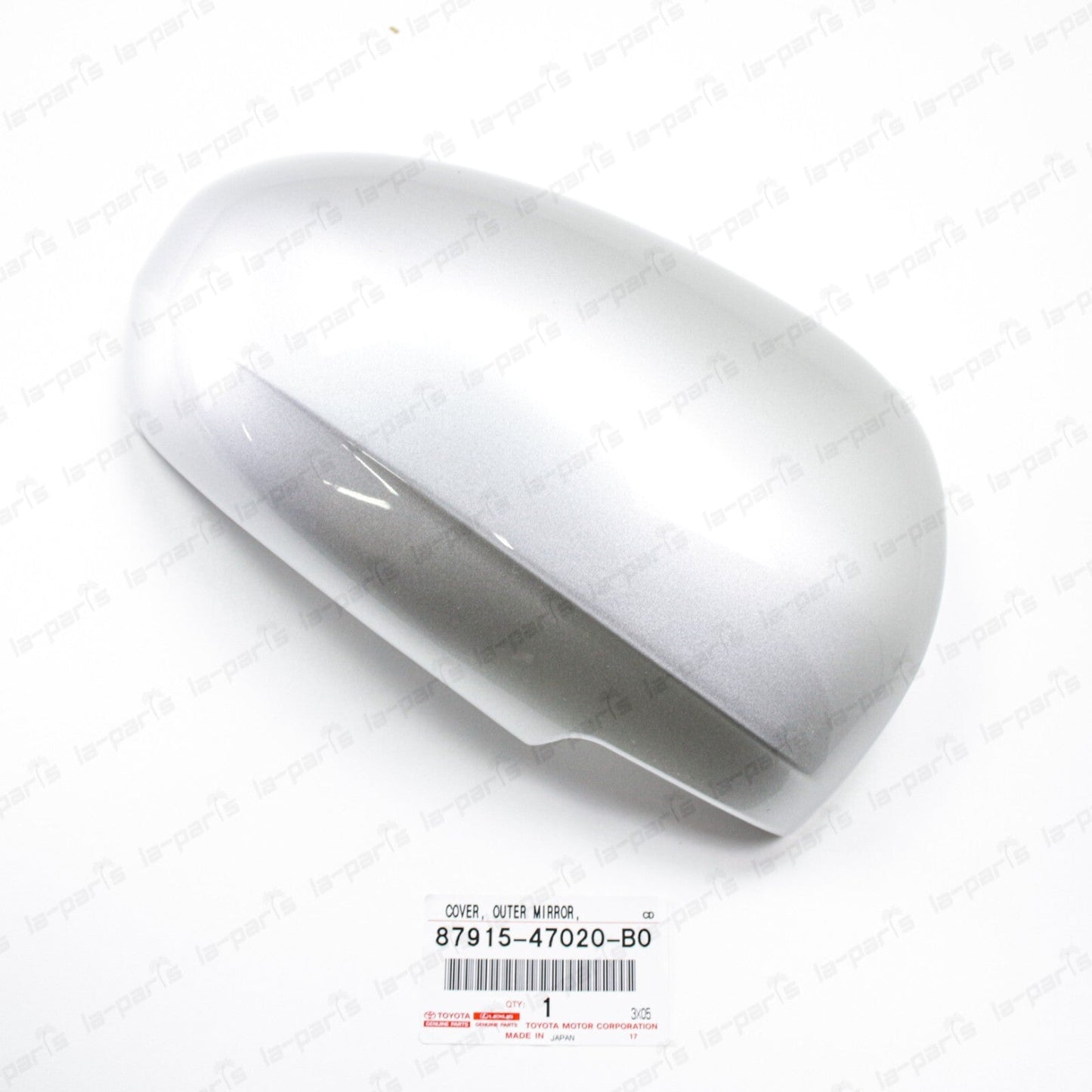 Genuine OEM Toyota 10-15 Prius Prius V Passenger Side Mirror Cover Silver 1F7