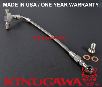 Turbo Oil Feed Line 40" Garrett T25 T28 Journal Bearing 1.5mm Restrictor