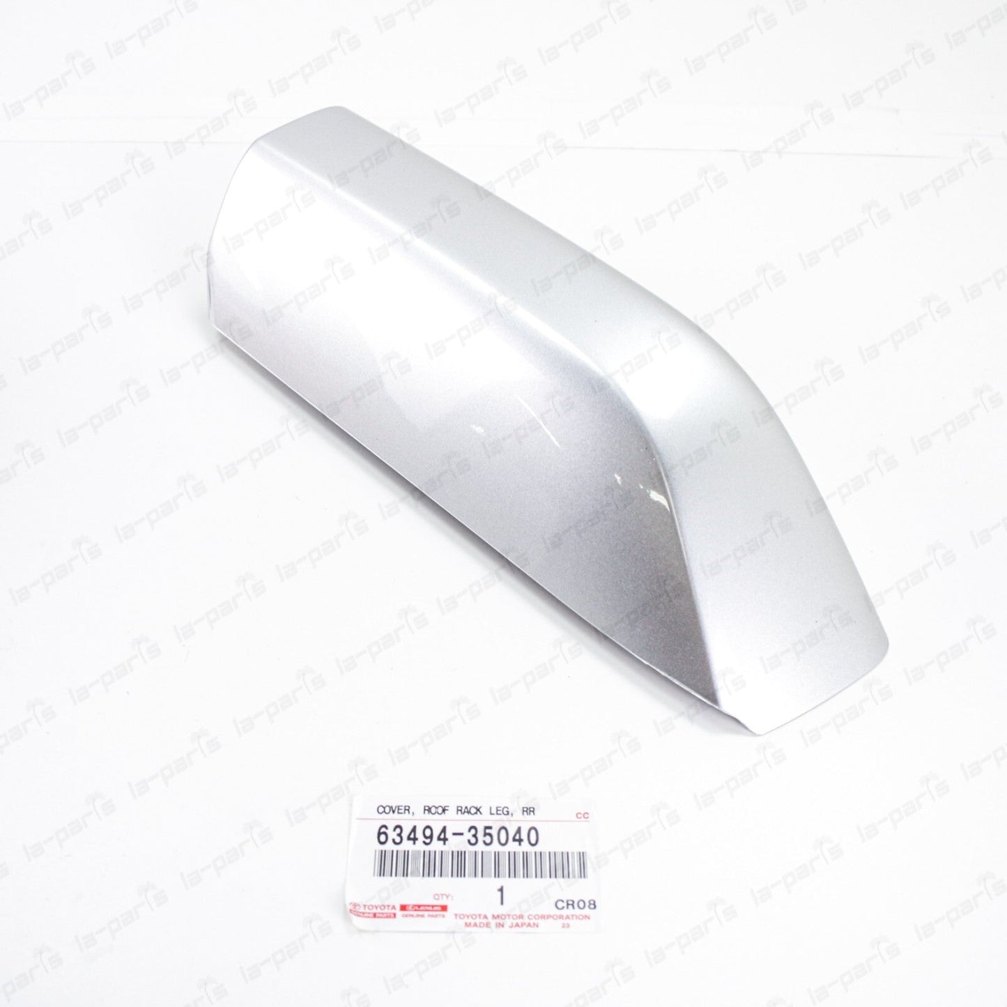 Genuine Toyota 10-22 4Runner Silver Rear Driver Side Roof Rack Cover 63494-35040