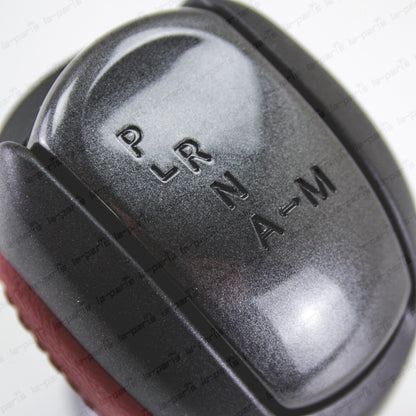 New Genuine OEM Nissan R35 GTR GT-R NISMO Red Black Leather Shift Lever Knob