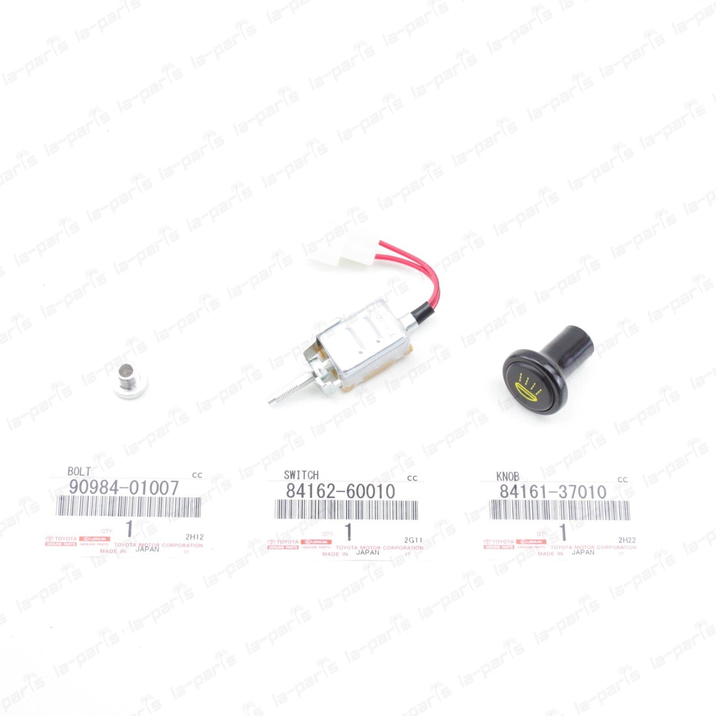 NEW GENUINE TOYOTA LAND CRUISER FJ40 BJ40 FOG LIGHT LAMP SWITCH & KNOB & NUT KIT