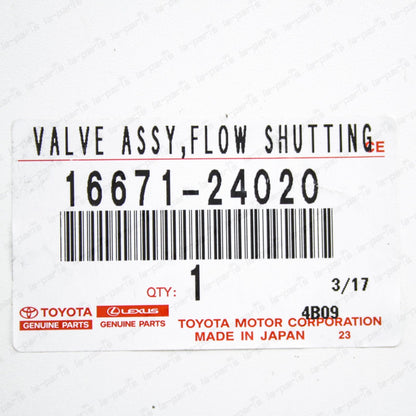 Genuine Toyota 19-22 Corolla UX200 Coolant Flow Control Valve No.2 16671-24020