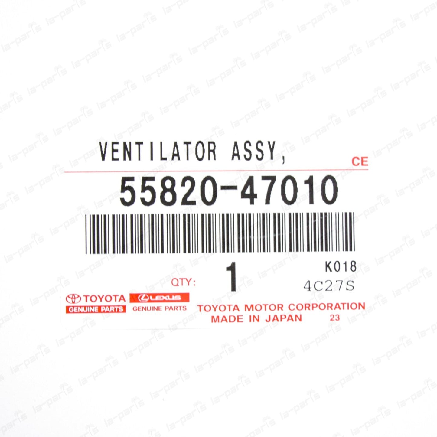New Genuine OEM Toyota 12-17 Prius V Driver Side Cowl Cover Seal 55820-47010