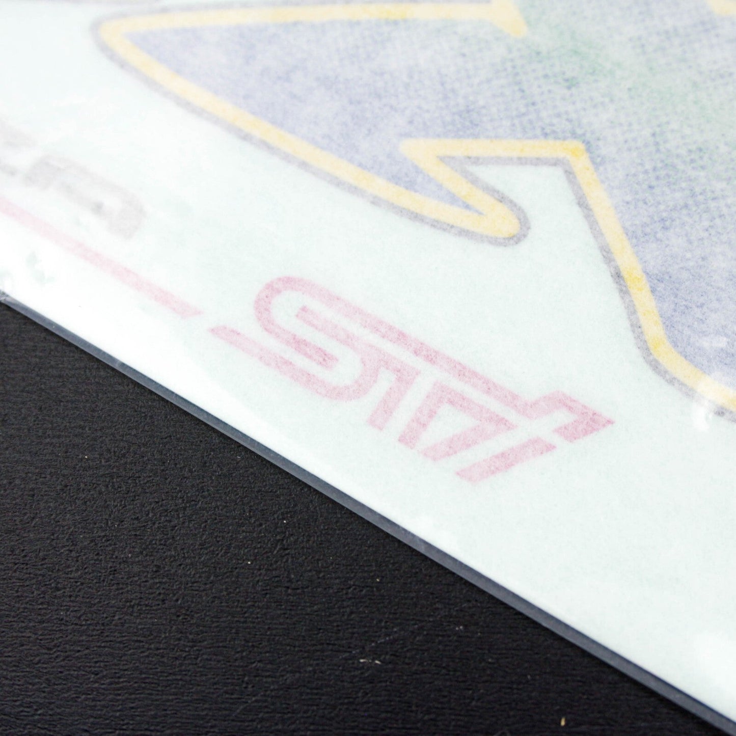 New JDM STi for Subaru 96-00 Impreza GC8 Rear WRX STi Decal Pink Version