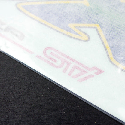 New JDM STi for Subaru 96-00 Impreza GC8 Rear WRX STi Decal Pink Version