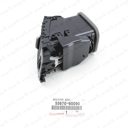 GENUINE TOYOTA PRADO 120 GX470 INSTRUMENT PANEL CENTER REGISTER ASSY 55670-60090