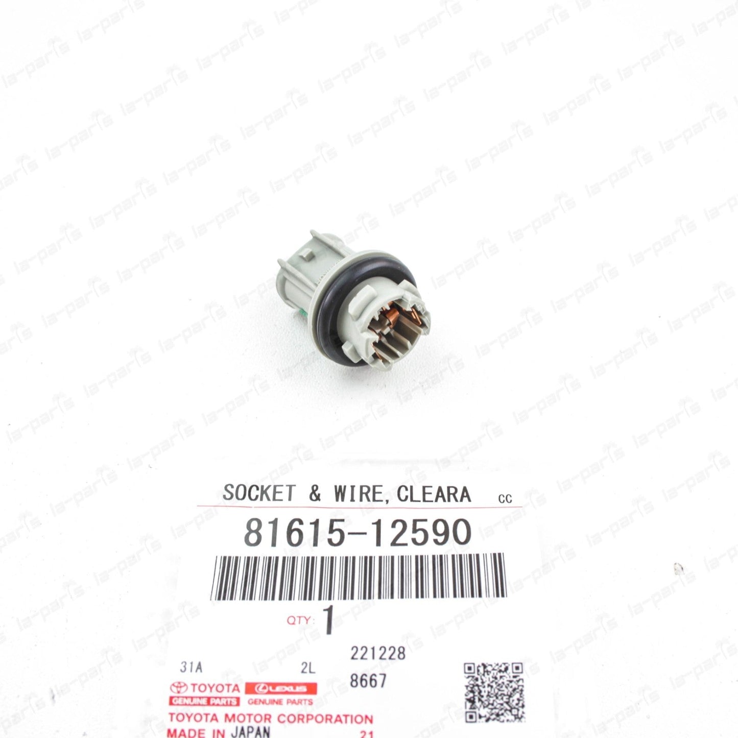 New Genuine Toyota 13-18 Rav4 xA Prius Prime Back Up Lamp Socket 81615-12590