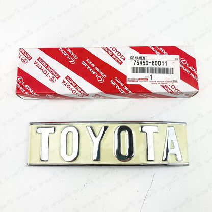 GENUINE TOYOTA 1969-1986 LAND CRUISER FJ40 BJ40 40 SERIES EMBLEM PLATE SET OF 4