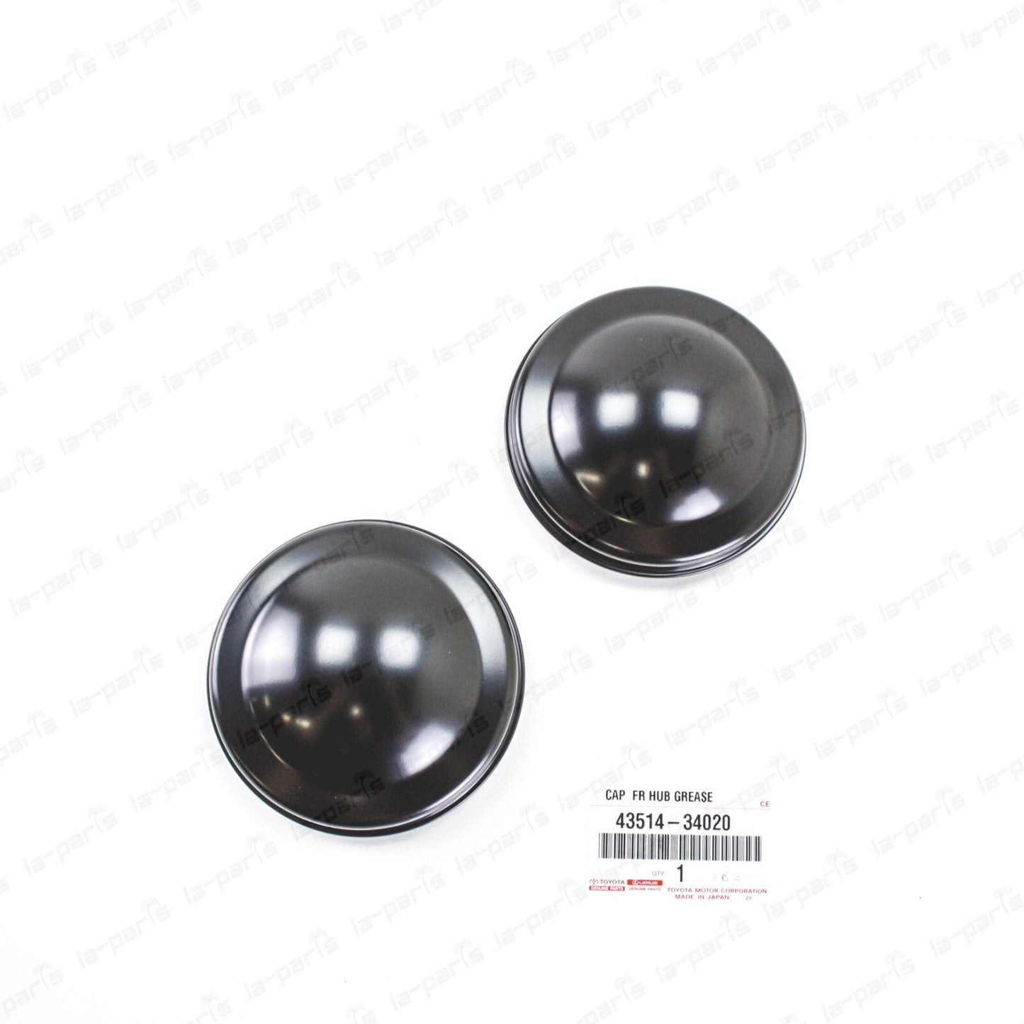 Genuine Toyota Sequoia Tundra Land Cruiser LX570 Front Axle Hub Grease Cap PAIR