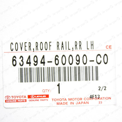 New Genuine Toyota 08-21 Land Cruiser 200 Rear Driver Side Roof Rack Leg Cover