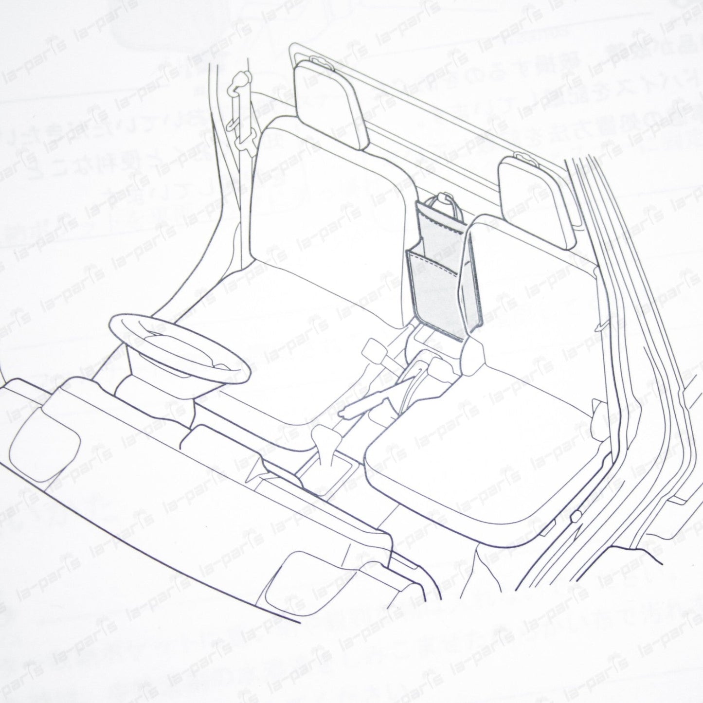 New Genuine OEM JDM Honda Acty Truck HA8 HA9 Center storage pocket 08U13-TP8-000