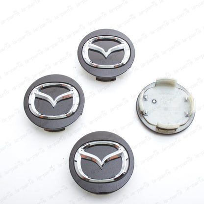 New Genuine OEM Mazda 13-25 3 CX-3 CX-5 CX-9 Wheel Center Cap KD51-37-190 Qty:4