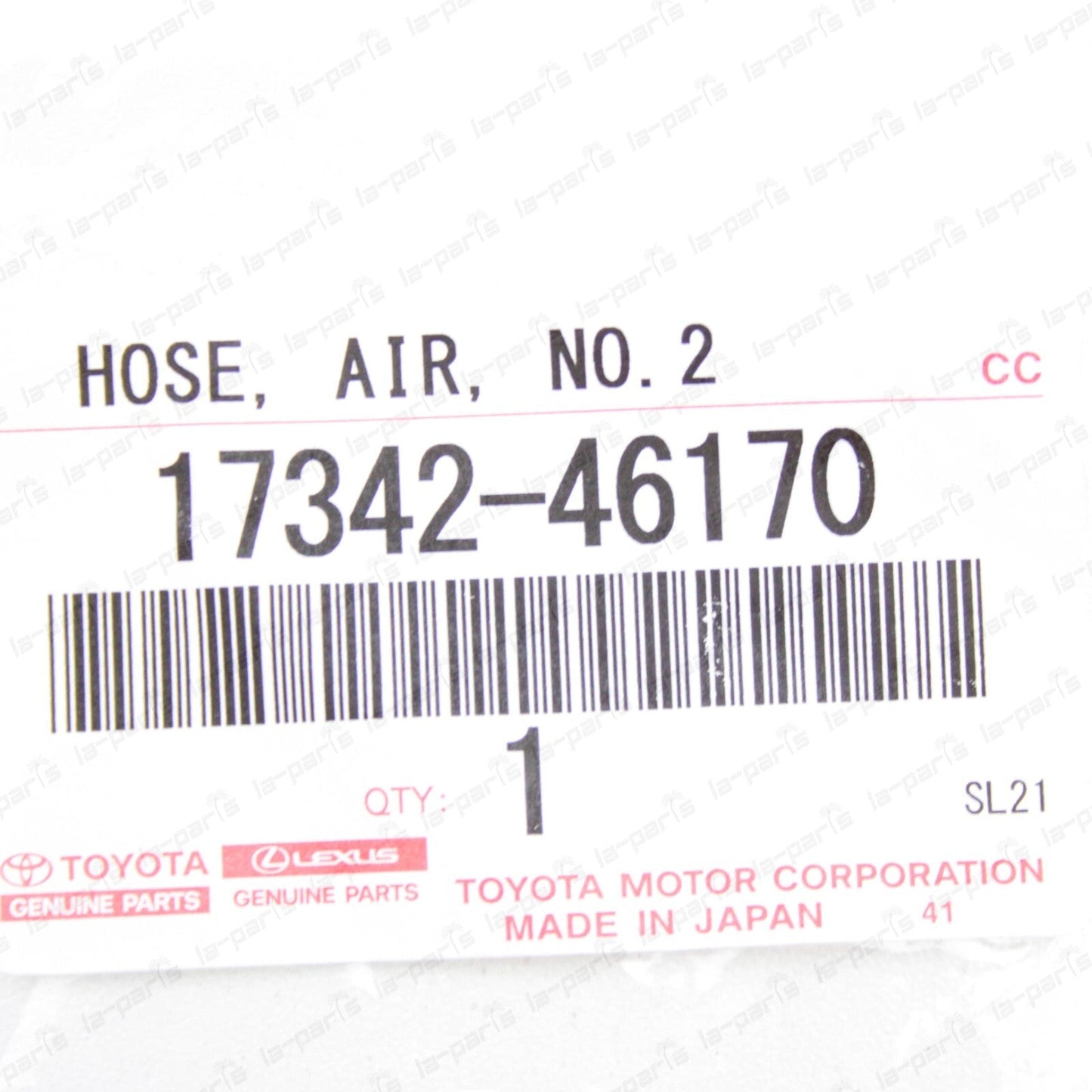 New Genuine Toyota Supra JZA80 MK4 2JZGE Vacuum Air Hose 17342-46170