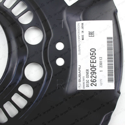 Genuine Subaru 03-08 Forester Impreza Front Disc Brake Dust Shield 26290FE050
