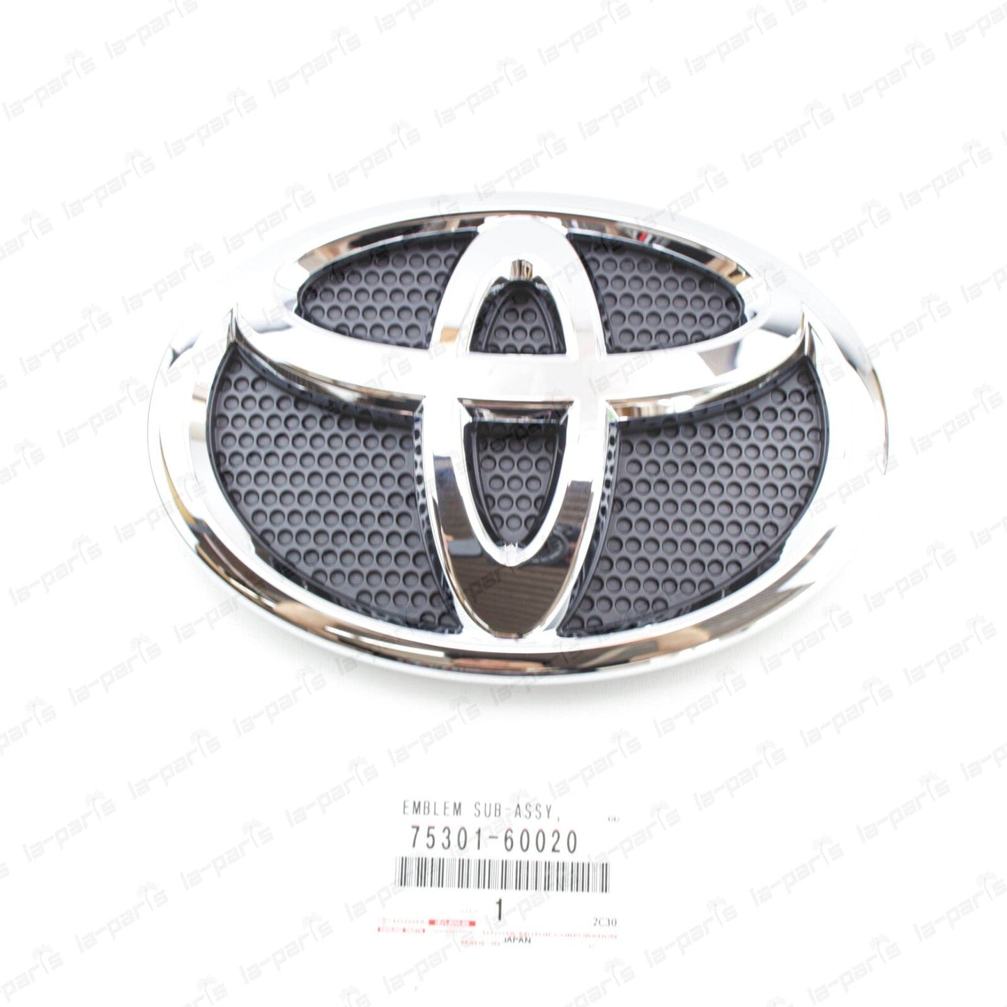 NEW GENUINE TOYOTA 15-21 LAND CRUISER CHROME FRONT GRILLE EMBLEM 75301-60020