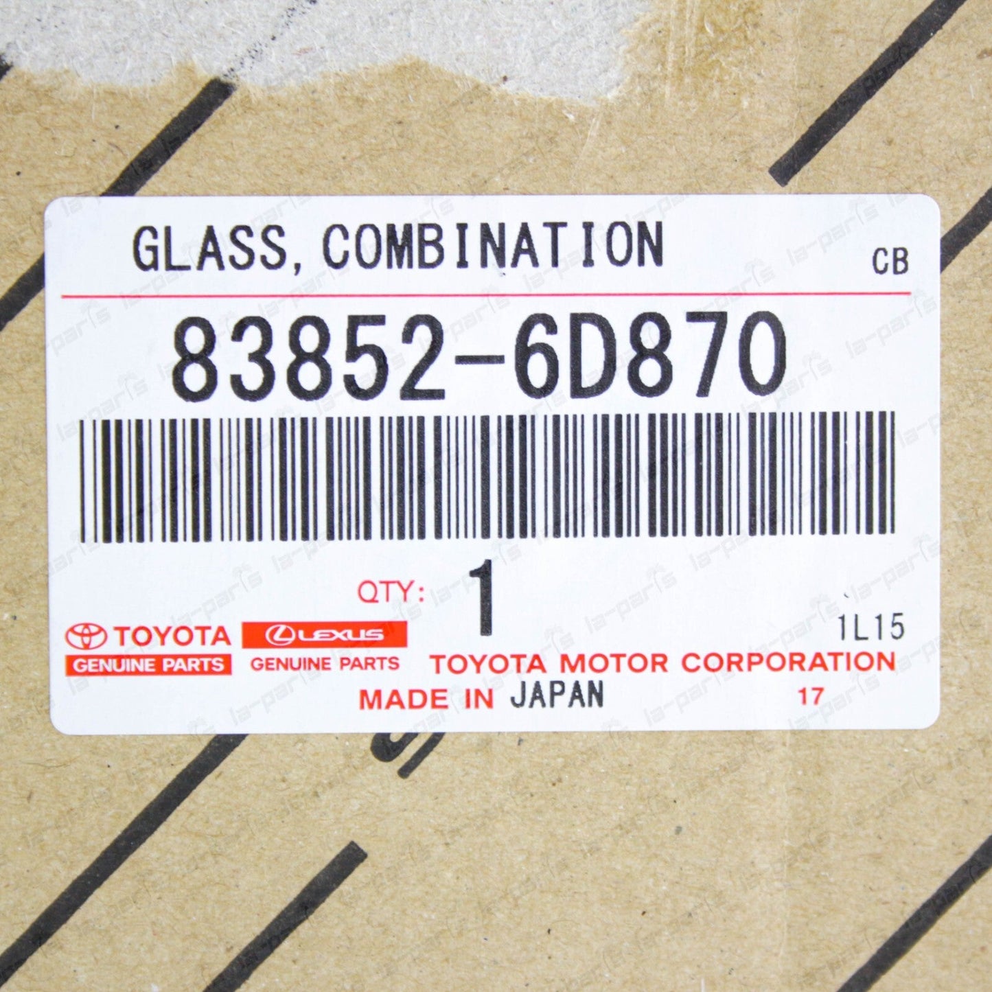 New Genuine Toyota 2002-2007 Land Cruiser Speedometer Glass 83852-6D870