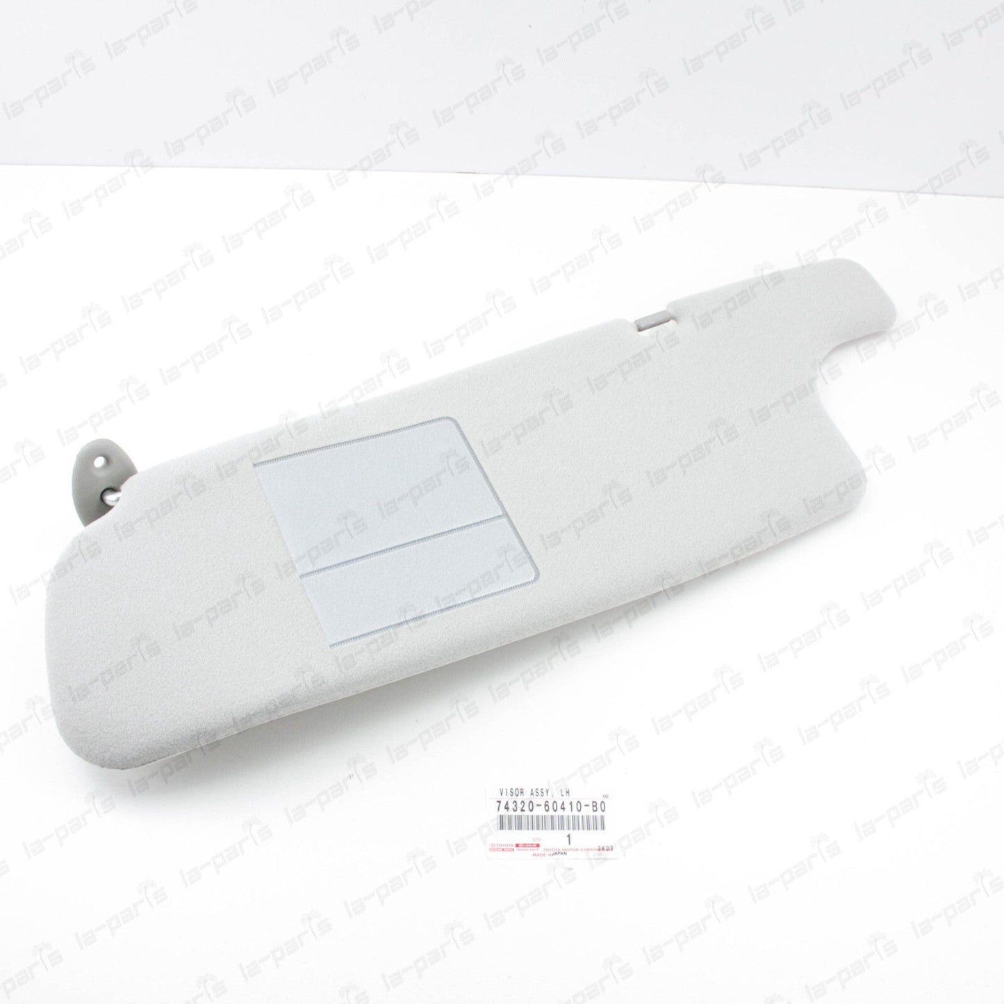 Genuine Toyota Land Cruiser 80 LX450 Driver Side Gray Sun Visor 74320-60410-B0