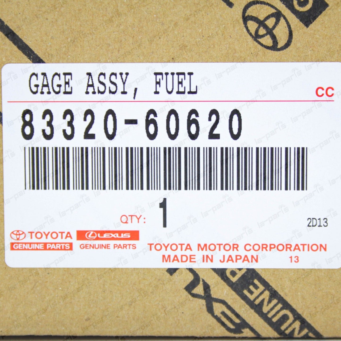 New Genuine Toyota 10-21 4Runner GX460 Fuel Level Gauge Sender Unit 83320-60620