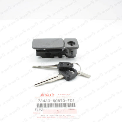 NEW GENUINE FOR SUZUKI GRAND VITARA LOCK ASSY GLOVE BOX (GREY) 73430-60870-T01