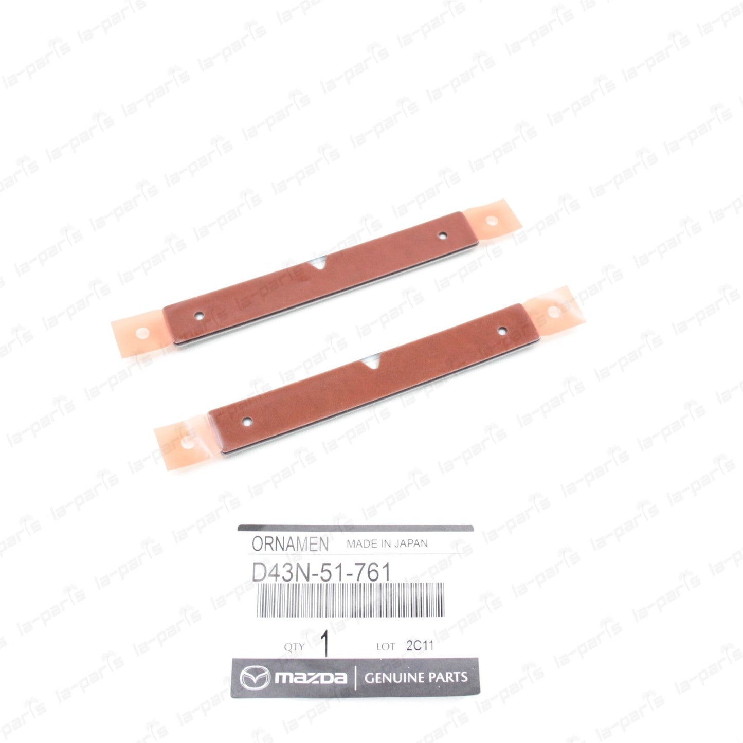 GENUINE MAZDA CX-3 CX-5 CX-8 100TH ANNIVERSARY REAR ORNAMENT BADGE 2PCS