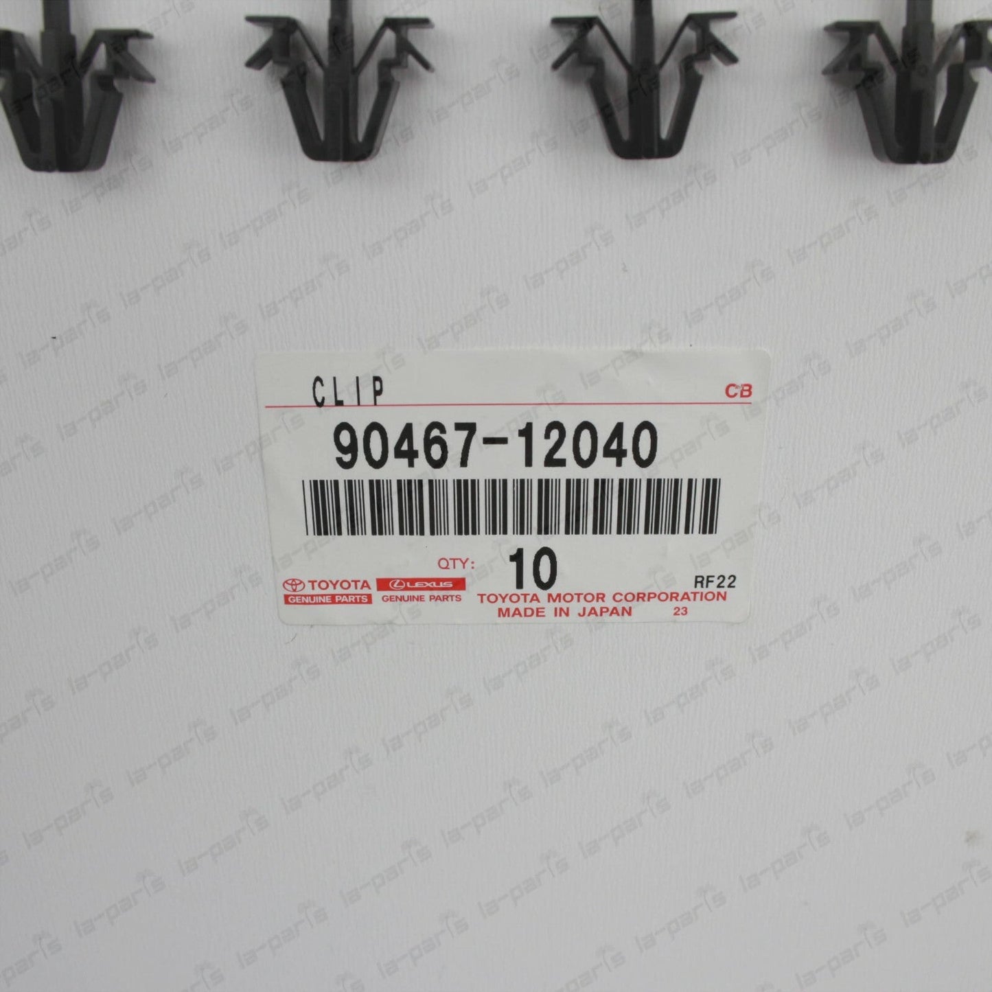 NEW GENUINE TOYOTA TACOMA RAV4 4RUNNER  90467-12040 NEW GRILLE CLIPS 10PC