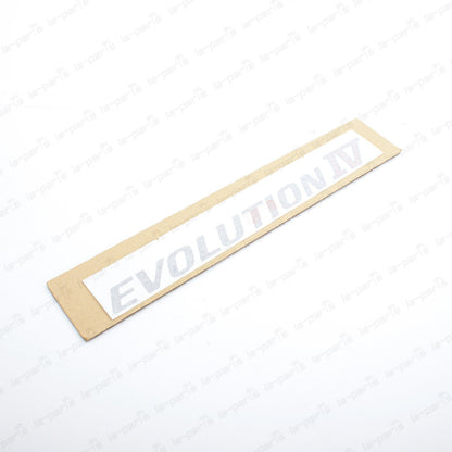 New Genuine OEM Mitsubishi Lancer EVO4 Silver EVOLUTION IV Decal MR322395 Qty:1