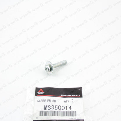 New Genuine Mitsubishi License Bracket Screw MS350014 Qty 1
