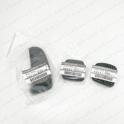 Genuine For Nissan GT-R R32 R33 R34  Accelerator Brake Clutch Pedals Pads Set 3