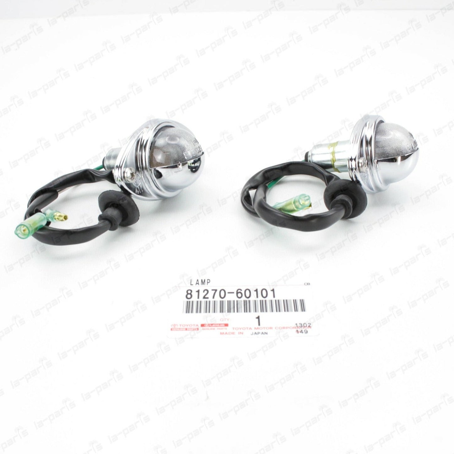 Genuine Toyota 79-84 Land Cruiser BJ FJ40 Rear License Plate Light Lamp SET OF 2