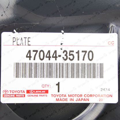 Genuine Toyota 96-01 4Runner 00-03 Tundra Rear Left Braking Plate 47044-35170