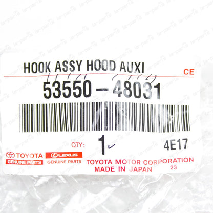 New Genuine Lexus 10-15 RX350 RX450h Hood Auxiliary Catch Hook 53550-48031