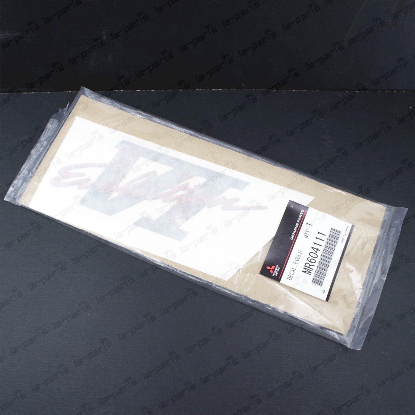 NEW GENUINE MITSUBISHI LANCER EVO 6 CP9A EVOLUTION VI DECAL STICKER MR604111