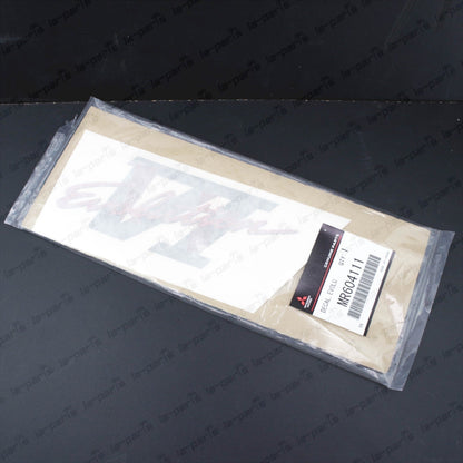 NEW GENUINE MITSUBISHI LANCER EVO 6 CP9A EVOLUTION VI DECAL STICKER MR604111