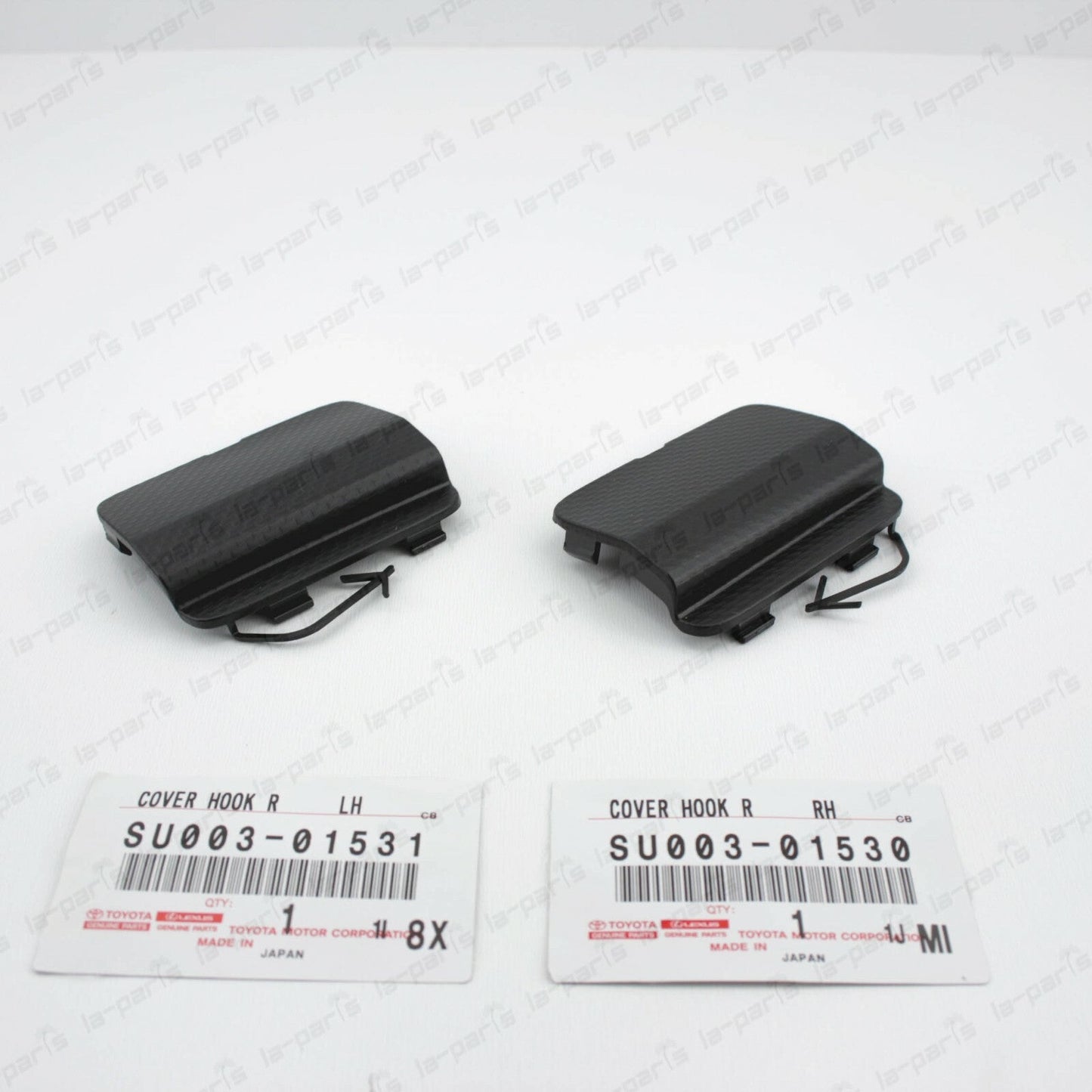GENUINE TOYOTA SCION 13-16 FR-S 86 LEFT & RIGHT REAR BUMPER TOW EYE CAP SET OF 2