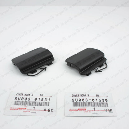 GENUINE TOYOTA SCION 13-16 FR-S 86 LEFT & RIGHT REAR BUMPER TOW EYE CAP SET OF 2