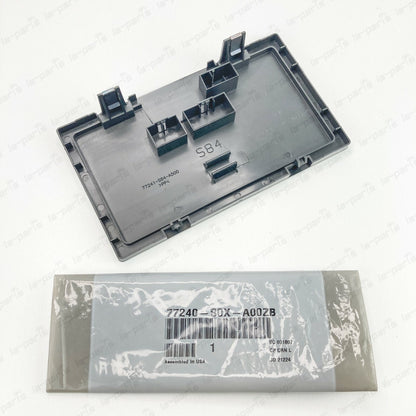 GENUINE HONDA 99-00 CIVIC STEREO HOLE COVER DOUBLE DIN RADIO BLOCK OFF PLATE