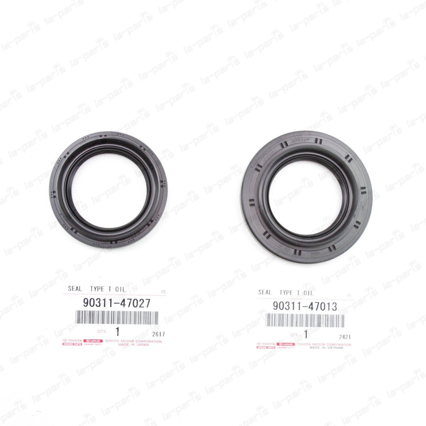 GENUINE TOYOTA 4RUNNER LEXUS LX570 FRONT DRIVE AXLE SHAFT OIL SEAL SET LH & RH