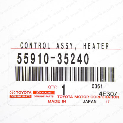 New Genuine Toyota 2001-2004 Tacoma  A/C Heater HVAC Temperature Control Panel