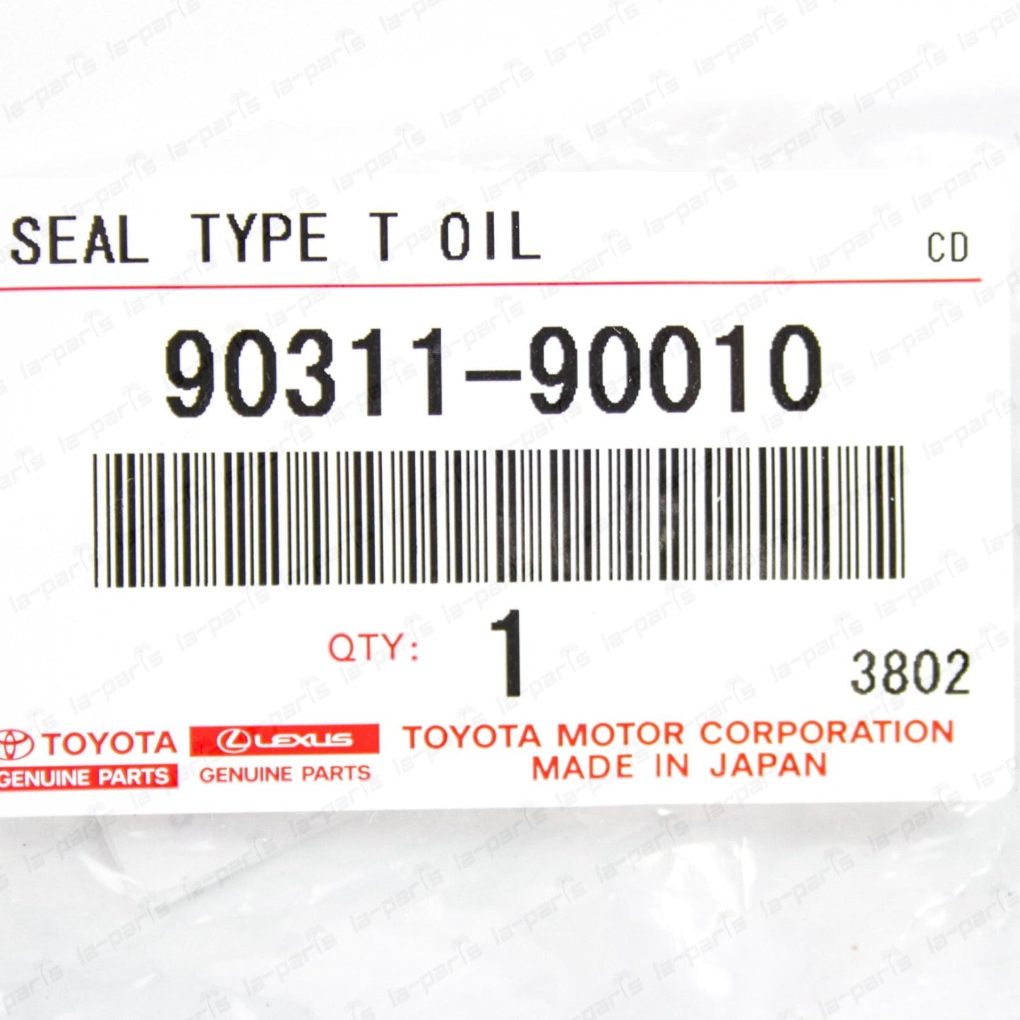 Genuine OEM Toyota 18-22 Camry RAV4 Corolla Rear Main Crank Oil Seal 90311-90010