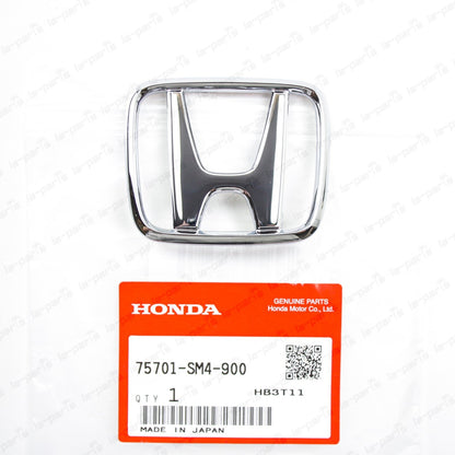 New Genuine OEM Honda 97-01 Prelude Front H Emblem Badge Chrome 75701-SM4-900
