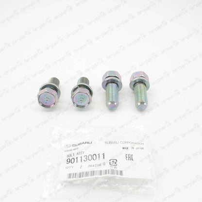 NEW GENUINE Subaru 901130011 Disc Brake Caliper Bracket Mount Bolt SET OF  4