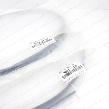 NEW GENUINE  TOYOTA 07-11 YARIS HATCH ROOF DRIP SIDE FINISH MOULDING SET OF 2