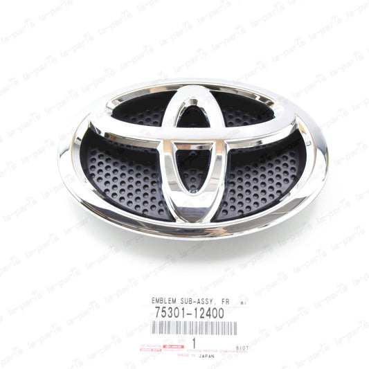 NEW GENUINE TOYOTA 13-15 RAV4 CHROME FRONT RADIATOR GRILLE EMBLEM 75301-12400