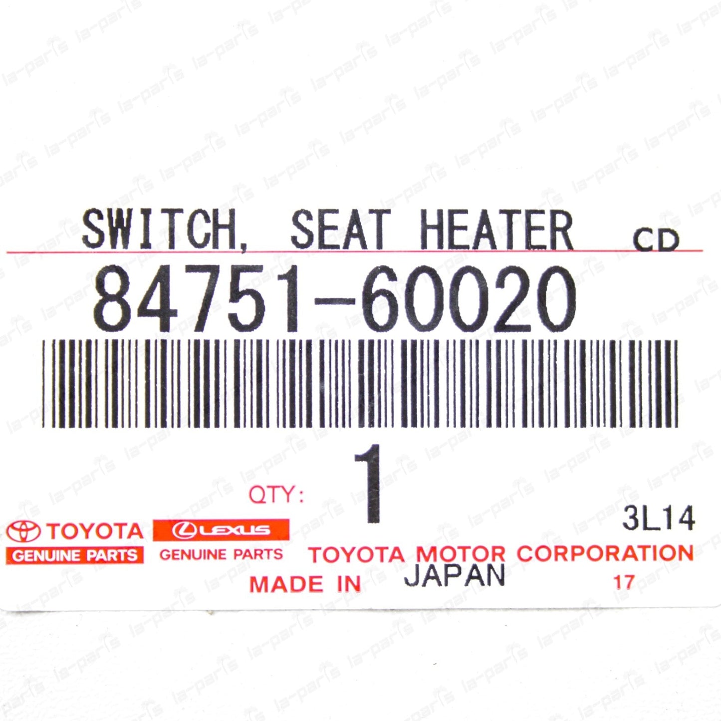 New Genuine OEM Toyota Land Cruiser FJ80 FZJ80 HDJ80 Seat Heater Switch LH & RH